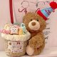 Bear Plush Bouquet Hug Bucket Birthday Gift for Girls, Practical and High-End Gift for Best Friends, Male and Female Friends, Teacher's Day, Chinese Valentine's Day