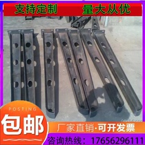 Customized thickened iron awning steel beam bracket awning corbels H-shaped steel structure canopy beam glass curtain wall claws