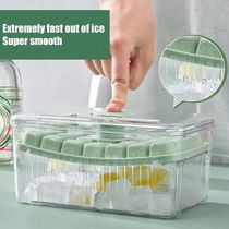 1 Set Ice Cube Mold Press Button Design Easy to Demold Food