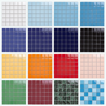 Blue exterior ceramic swimming pool kindergarten pool kitchen landscape pool balcony bathroom mosaic puzzle