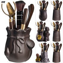 Tea tray swing piece Grand total small ornament Gongfu Tea darling Tea Road creative Chinese handicraft tea set cute Zen Mini