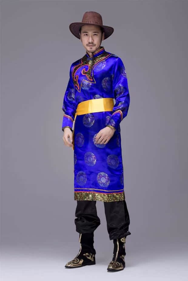Quần áo Mông Cổ nam Mông Cổ trưởng thành mới hiện đại Tây Tạng trang phục khiêu vũ thiểu số trang phục nam bộ đồ nam nữ