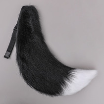 Handmade animal ears and tail plush cosplay accessories props fox tail wolf tail fox girl lolita accessories