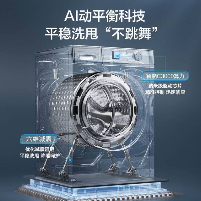 Haier washing machine 10kg ultra-thin fully automatic drum washer-extractor XQG100-608H