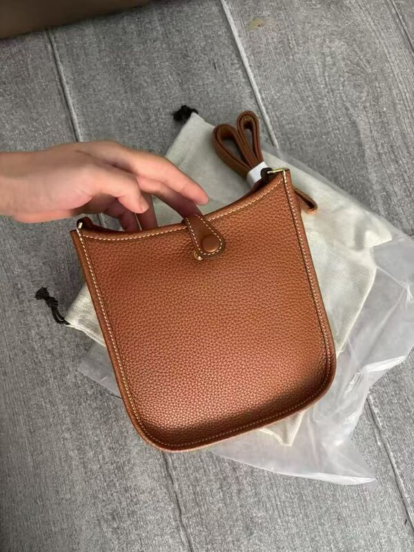 Factory Surplus, Fully Handmade Waxed Thread, Mini Evelyn Single Shoulder Crossbody Women's Bag Factory Surplus, Fully Handmade Waxed Thread, Mini Evelyn Single Shoulder Crossbody Women's Bag