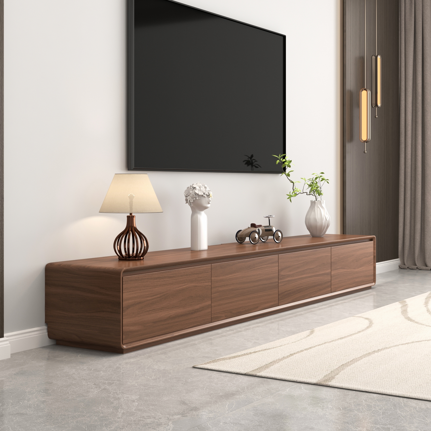 Шкаф для телевизора домашняя гостиная журнальный столик новый шкаф для телевизора из орехового дерева от пола до потолка из массива дерева шкаф для телевизора от пола до потолка