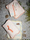 Tagi.<Tapi Star> Printed Cute Stripe Portable Packaging Bag Luggage Four-Piece Storage Bag