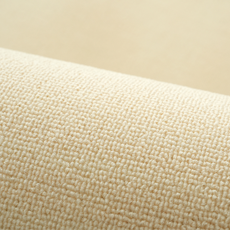 Natural Wood Cream-Style Carpet Office Floor Mat Large Area Full Coverage White Cement Floor Direct Installation Photography Studio Carpet