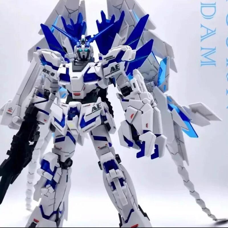 Domestic Daiban 6656Mg Perfect Unicorn Nt 1/100 Detachable Armor with Stand Assembly Model Toy Figure
