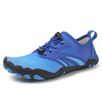 Aqua Shoes Men Barefoot Five Fingers Water Blue Swimming Sho