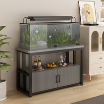 Fish tank base cabinet home living room fish tank shelf aquarium load-bearing metal fish tank base cabinet multi-layer storage rack