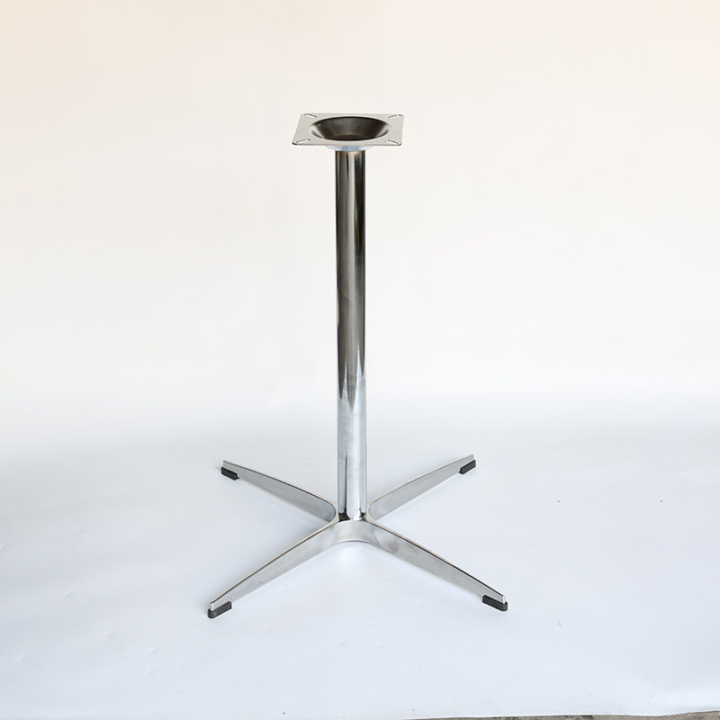 Cross aluminium table legs table legs aluminium dining table frame aluminium alloy table footed coffee room tea table footed 4-star foot display stand-Taobao