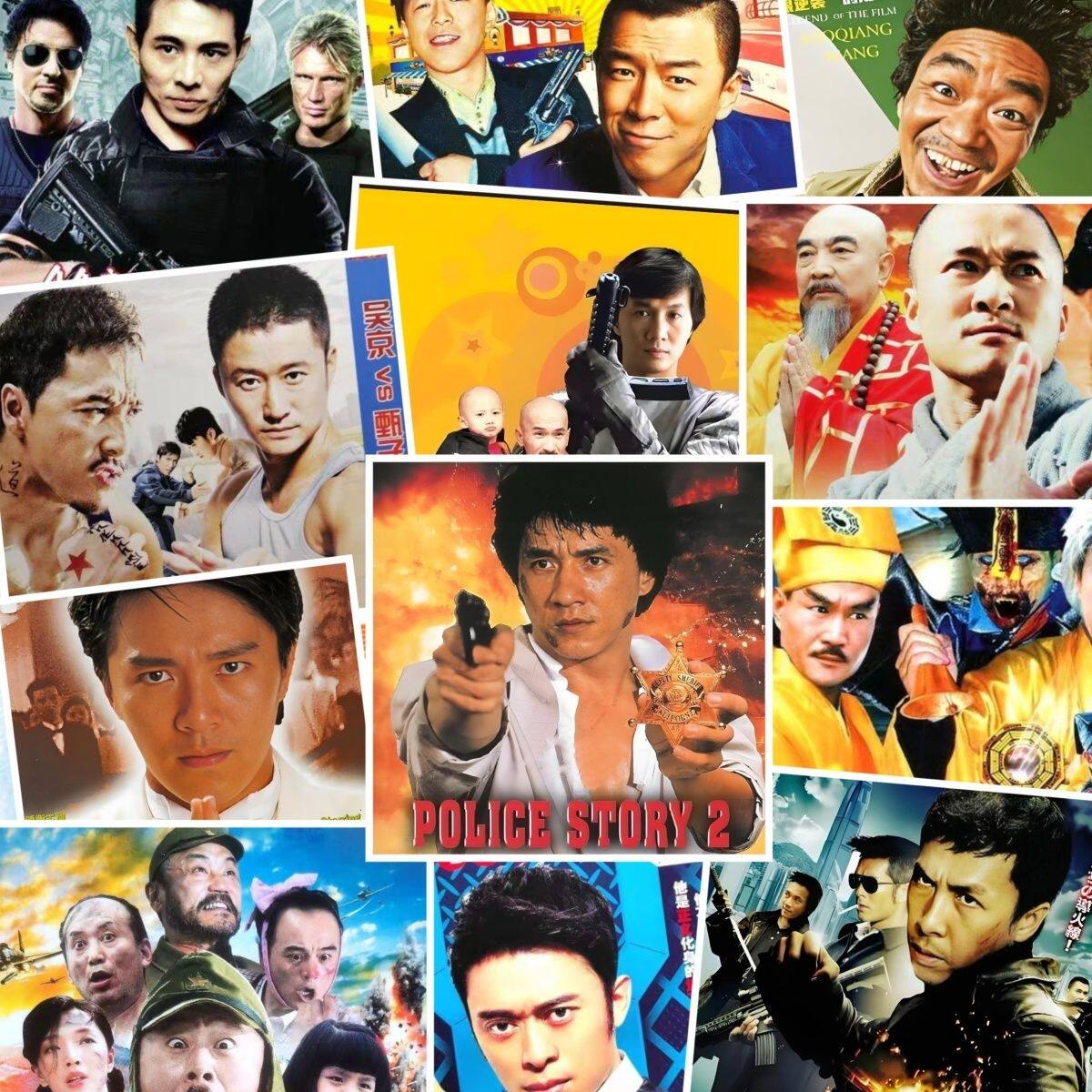 ウー・ジン、ジャッキー・チェン、ジェット・リー、チャウ・シンチー、チョウ・ユンファ、ドニー・イェン出演のアクション＆武術映画集DVD