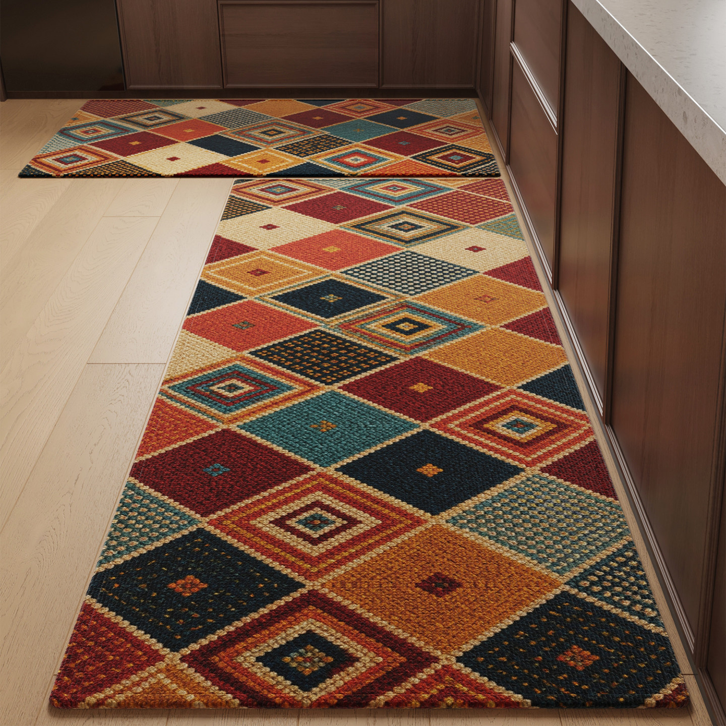 Special kitchen floor mats long non-slip foot mats for home use 2026 new wear-resistant, dirt-resistant and dust-removing customizable carpets