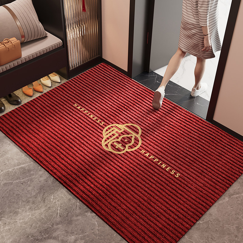 Red entrance door floor mat entrance entrance