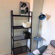 Zero Food Cabinet Netting Red Bedroom Iron Art Storage Rack Living-room Multifunctional Containing Shelf Balcony Disposal Ground Floor