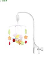 Montessori bedbell handmade diy bracket rod accessories universal baby bedside rattle rotating music box music electric