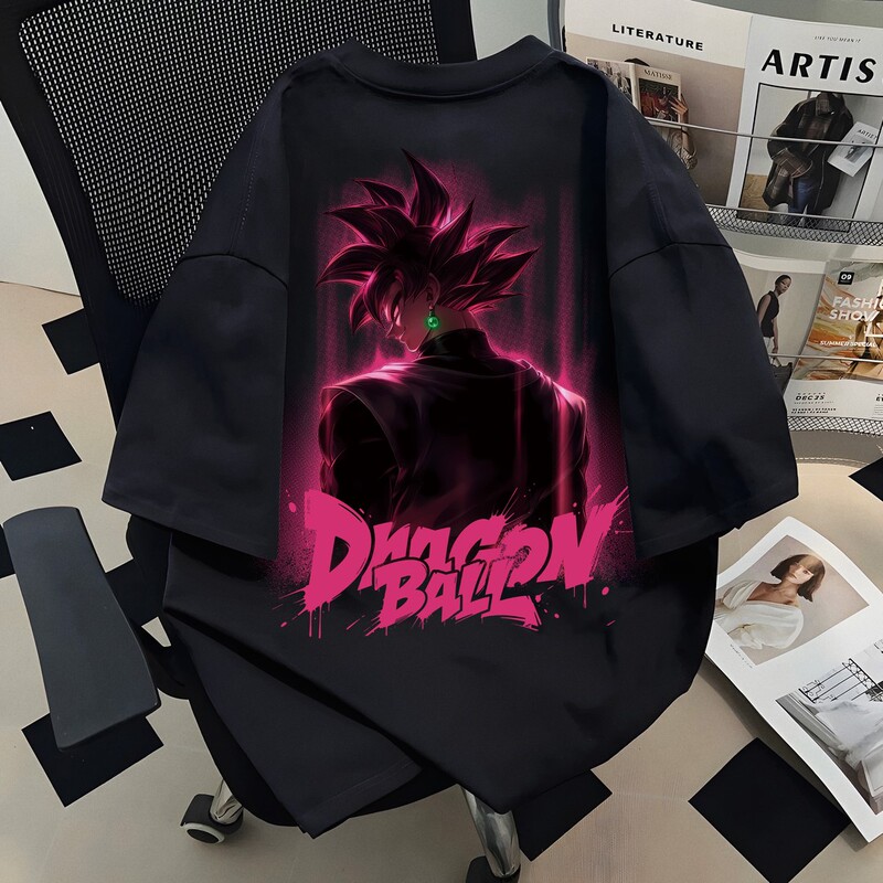 100% Pure Cotton Dragon Ball Super Zamasu Printed Round Neck Short-Sleeved T-Shirt Loose Trendy Brand Men's Summer Street Top 100% Pure Cotton Dragon Ball Super Zamasu Printed Round Neck Short-Sleeved T-Shirt Loose Trendy Brand Men's Summer Street Top