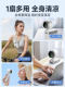 2026 New Model Huaqiangbei Handheld Mini Fan, Foldable Neck-Hanging Turbo Fan, High-Speed, Long-Lasting Battery Life, Mini Electric Fan