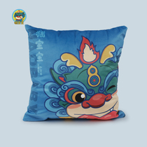 Baby pillow waist and backrest cushion not easy to collapse sofa car office cushion thickened bedside large cartoon