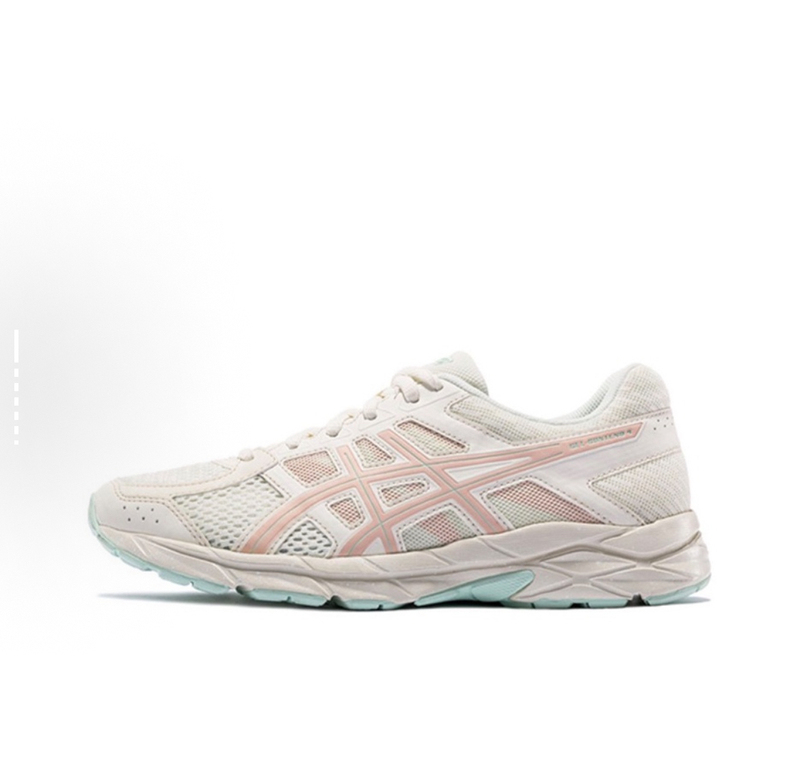 Asics Gel-Contend 4 Fresh and Comfortable Entry-Level Fabric Synthetic Leather Low-Top Running Shoes for Women