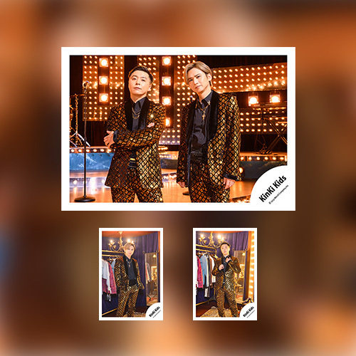 Full-style Genes KinKi Kids combined single-song album to sign around in frame shop Burning Sticker-Taobao