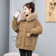 2022 winter new Korean version plus velvet Parker padded jacket women's large size foreign style loose mid-length cotton padded jacket thickened jacket