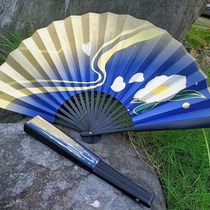 Original god fan god Rao Hua fan folding fan for quadratic Yuan Yuan god surrounding fan Ling Hua fan Ancient Wind Printing Fan