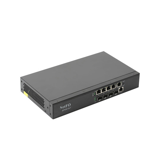 Aoyuan's new EPON 4-port OLT fiber optic equipment is suitable for residential hotels and security hotels and is compatible with mainstream optical cats.