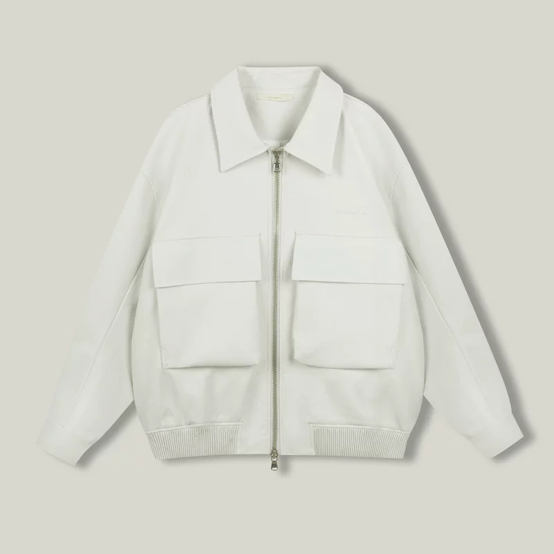 Куртка осенняя мужская короткая RESIMPLE,Oversize