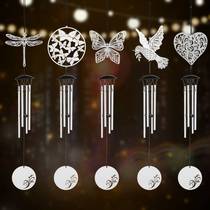 Summer and wind chimes hanging ornaments stainless steel pastoral style multi-tube music instruments gifts creative store decoration new style