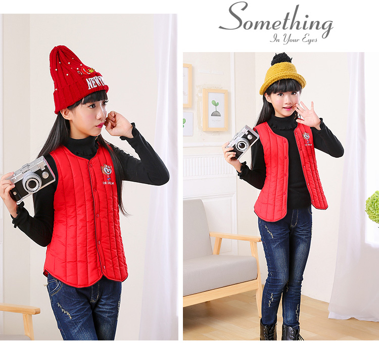 Mùa thu đông 2018 trẻ em mới xuống áo vest cotton bé trai và bé gái trong chiếc áo vest cotton trẻ trung ấm áp áo gile cho bé trai sơ sinh