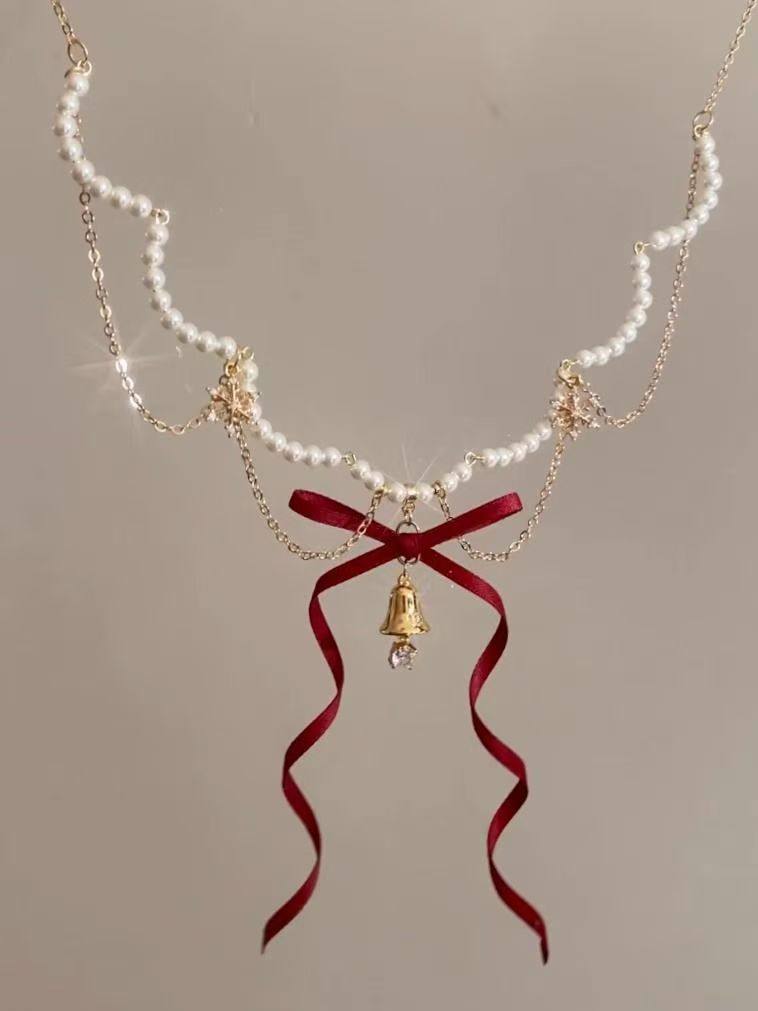  食颜派 多层铃铛项链 1个【双层爆款锁骨链】