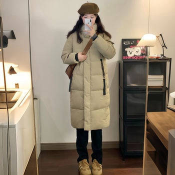 Korean loose and thickened couple's down jacket for female students Korean loose and thickened couple's down jacket for female students