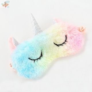 Personalized sleep summer unicorn plush cartoon shading eye mask primary school students travel lunch break for children