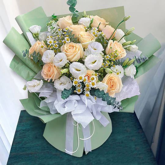 Artificial Flower Bouquet, Large Bouquet, New Style, Realistic Texture, Moisturizing, Artificial Flower Decoration, Exquisite, Creative, Romantic Bouquet