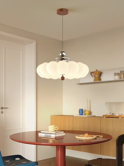 Memphis Restaurant Chandelier Creative Personality Bar Pendant Light Dopamine Colorful Romantic Children's Master Bedroom Lighting Fixture