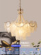 French Light Luxury Living Room Chandelier, Cream Style Master Bedroom Lamp, Retro Crystal Lamp, Warm and Romantic Dining Room and Study Room Lighting Fixtures