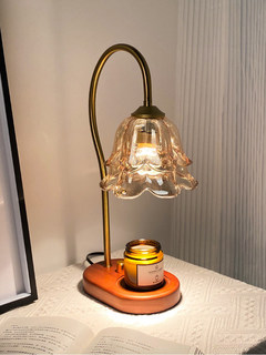 Melted wax lamp, aromatherapy lamp, table lamp, simple and modern fragrance, sleep aid, lily of the valley fireless candle, bedroom bedside table atmosphere lamp