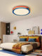 Memphis Bedroom Ceiling Light Dopamine Color Circular Full-Spectrum Eye-Protection Creative Living Room Study Children's Room Lamp