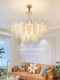French Cream-Style Living Room Chandelier, Post-Modern Light Luxury Pearl Crystal 2025 New Model Bedroom and Dining Room Lighting Fixtures