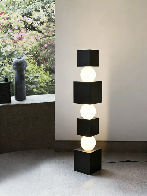 Italian Minimalist Floor Lamp Next to the Sofa in the Living Room, Bedside in the Bedroom, Modern Simple Creative Design, Eye Protection, Study Room Decoration