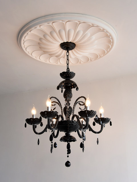 French-Style Vintage Chandelier, Living Room Crystal Lamp, Black High-End American-Style Candle Lamp, Light Luxury, Romantic and Elegant Bedroom Lamp