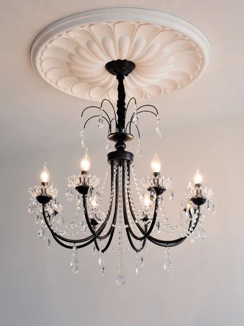 Light French-Style Crystal Chandelier, Living Room Lamp with an American Retro High-End Feel, Romantic Dining Room 2025 New Model Bedroom Lighting