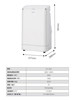 Haier Portable Air Conditioner 1.5P Single Cooling Without External Unit, No Installation Required, Cooling All-In-One Machine, Cooling and Heating 2 Hp