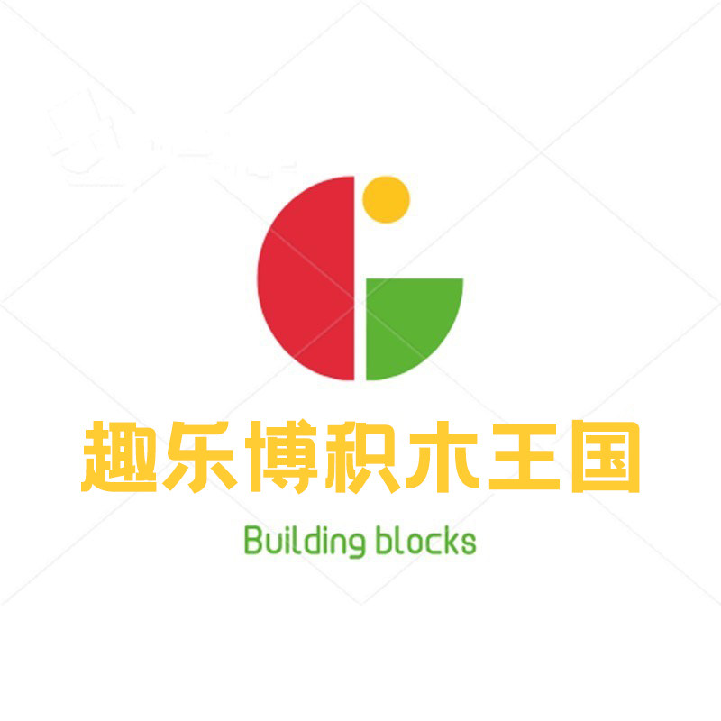 趣乐博积木王国的LOGO