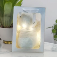 25 см. Жирное слоеного медведя+подарочная коробка+легкая струна