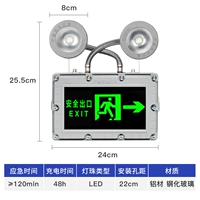 Взрывозащищенный фонарь двойного назначения для аварийного выхода [правая сторона] ≥120 мин.