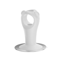 Mileqi bathroom glass door handle silicone anti-collision door suction no punching new door stopper strong magnet fixed