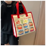 Высококачественный мультяшный модный универсальный шоппер, вместительная и большая сумка на одно плечо